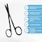 A2Z Scilab Stitch Suture Scissors 4.5 One Hook Blade Stainless Steel, Black Fluoride Coated A2Z-ZR870 - alternate 2